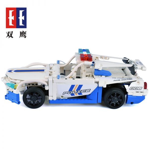 DoubleE / CADA C51006D GT police car remote control building blocks 4