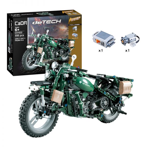 DoubleE / CADA C51022 World War II Military Harley Moto 9