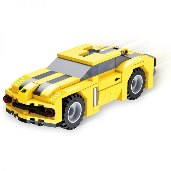 DoubleE / CADA C52020 Backforce Deformation Robot: Wasp Robot Back force building blocks 2