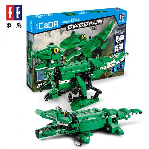 DoubleE / CADA C51035 Sound and light control: Tyrannosaurus, crocodile 2