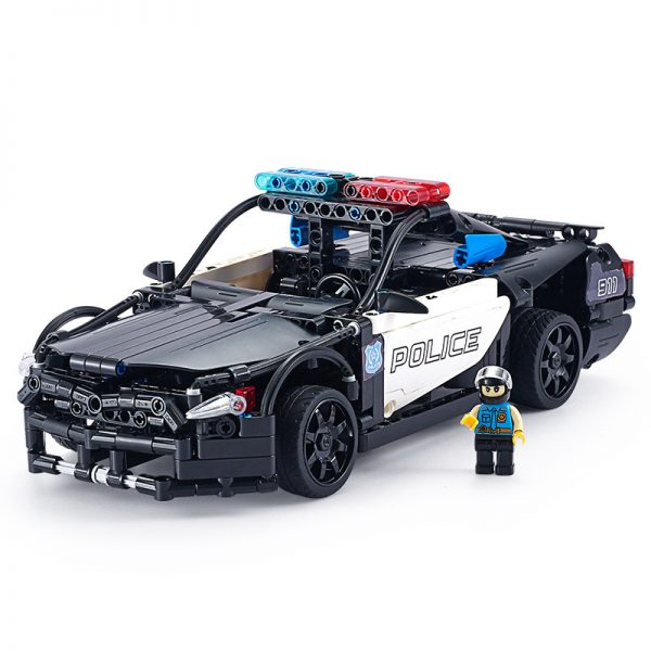 DoubleE / CADA C51006D GT police car remote control building blocks 7