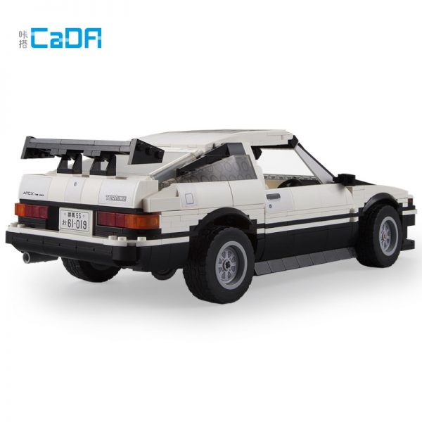 DoubleE / CADA C61019 Head text D Fujiwara tofu shop Toyota AE86 drift Racing Cars 3