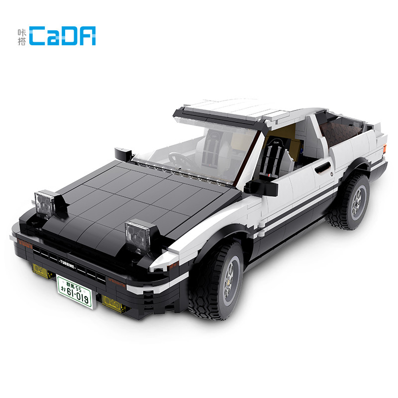 Review DoubleE / CADA C61019 Toyota AE86 Drift Racing Cars – Technician Block 68 - CADA Block DoubleE / CADA C61019 Head text D Fujiwara tofu shop Toyota AE86 drift Racing Cars 0