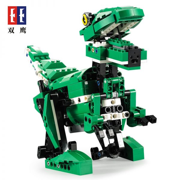 DoubleE / CADA C51035 Sound and light control: Tyrannosaurus, crocodile 0