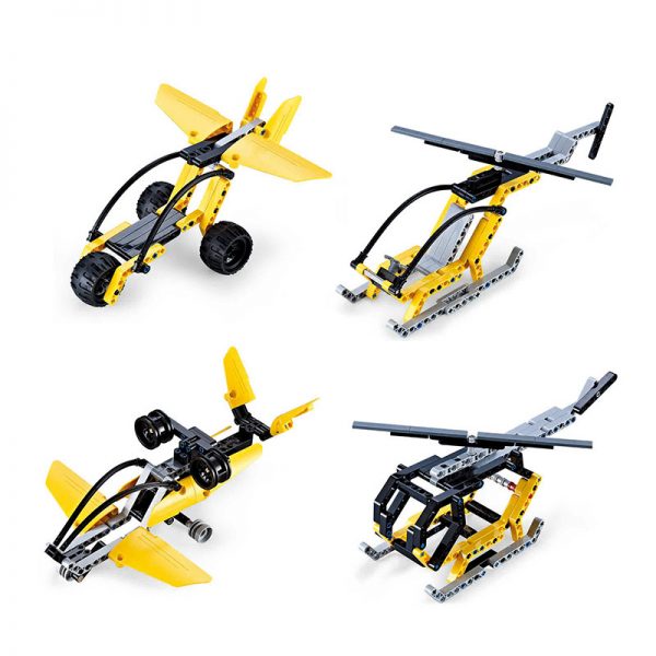 DoubleE / CADA C53007W Aircraft Deformed Block 4in1 0