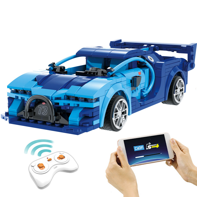 Review DoubleE/ CaDA C51073 Blue Phantom Roadster 1:20 Racing Cars 59 - CADA Block 1270 - CADA Block