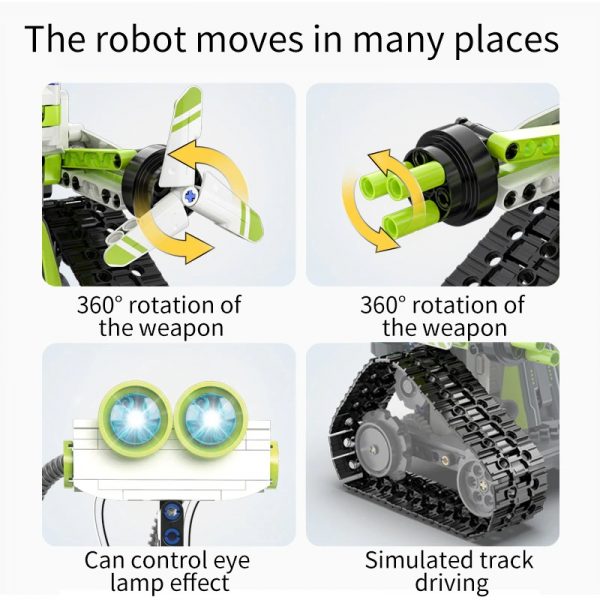CaDa C83001 Remote Control Robot with Motor programming robot Creator