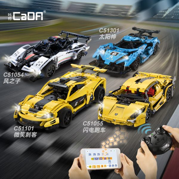CaDa C51301 RC control Model blocks Suports IE Car Technician