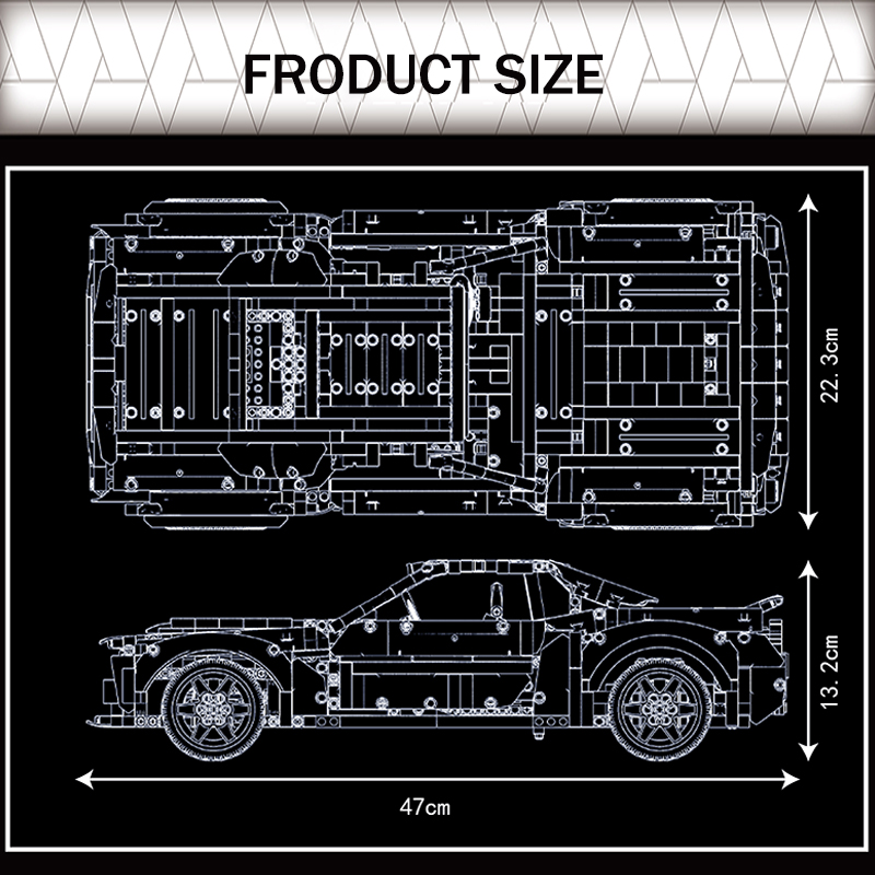 Mould-King-13128-Dodge-Hellcat-Super-Car-1.jpg Mould King 13128 Dodge Hellcat Super Car 1 - CADA Block