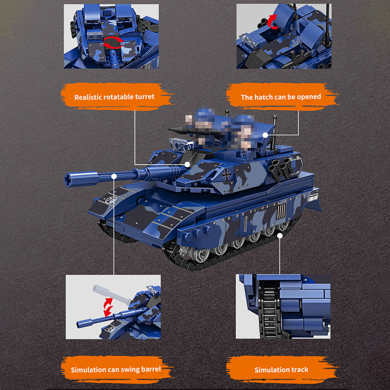 Forange-FC4008-Leopard-2A7-Main-Battle-Tank-2.jpg Forange FC4008 Leopard 2A7 Main Battle Tank 2 - CADA Block