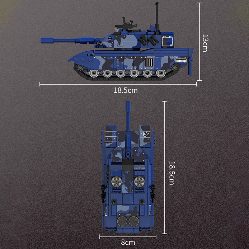 Forange-FC4008-Leopard-2A7-Main-Battle-Tank-3.jpg Forange FC4008 Leopard 2A7 Main Battle Tank 3 - CADA Block