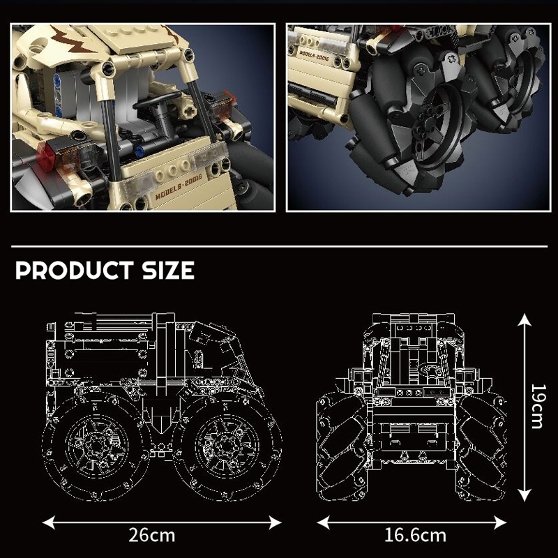 Mould-King-20016-All-terrain-Wheat-Wheeler-With-Motor-5.jpg Mould King 20016 All terrain Wheat Wheeler With Motor 5 - CADA Block