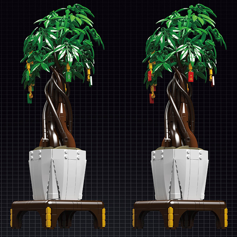 Mould-King-10063-Money-Tree-Flower-World-4.jpg Mould King 10063 Money Tree Flower World 4 - CADA Block