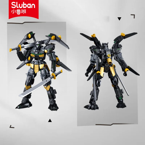 Sluban M38 B1052 Black Batman Mecha Super Heroes 3 - CADA Block
