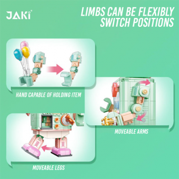 JAKI JK8218 Cashapon Machine Robot 3 - CADA Block